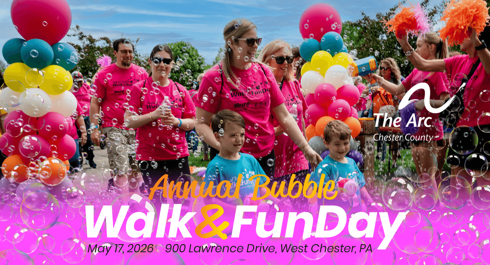 The Annual Bubble Walk & Fun Day is BACK!