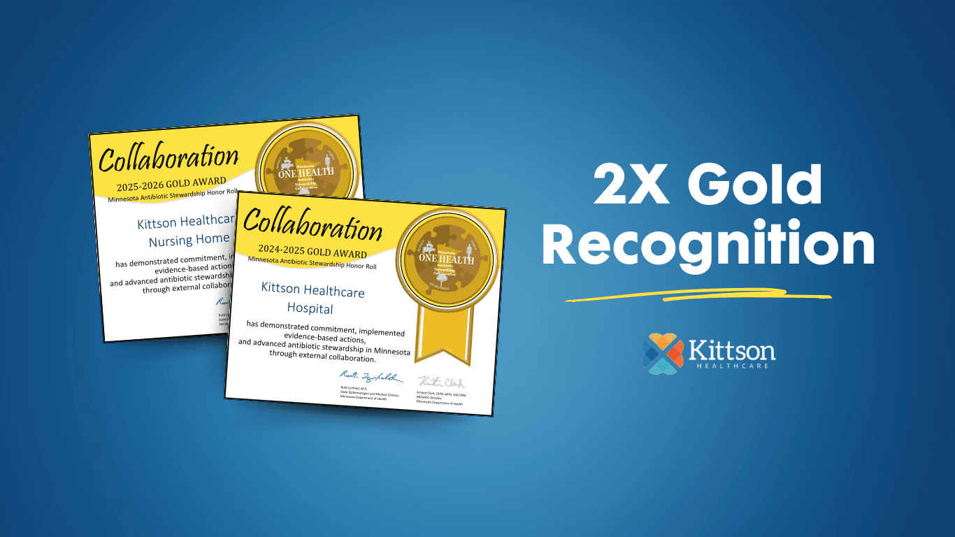 Double Gold Recognition: Kittson Healthcare Honored for Antibiotic Stewardship Excellence