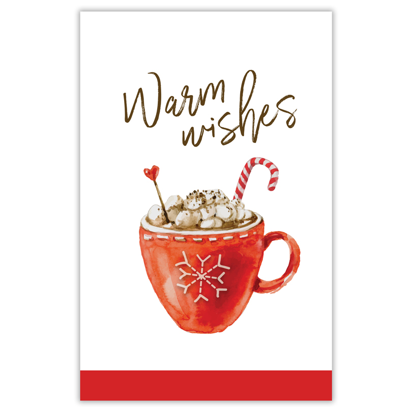 5.5 x 8.5 "Warm Wishes" Hot Chocolate