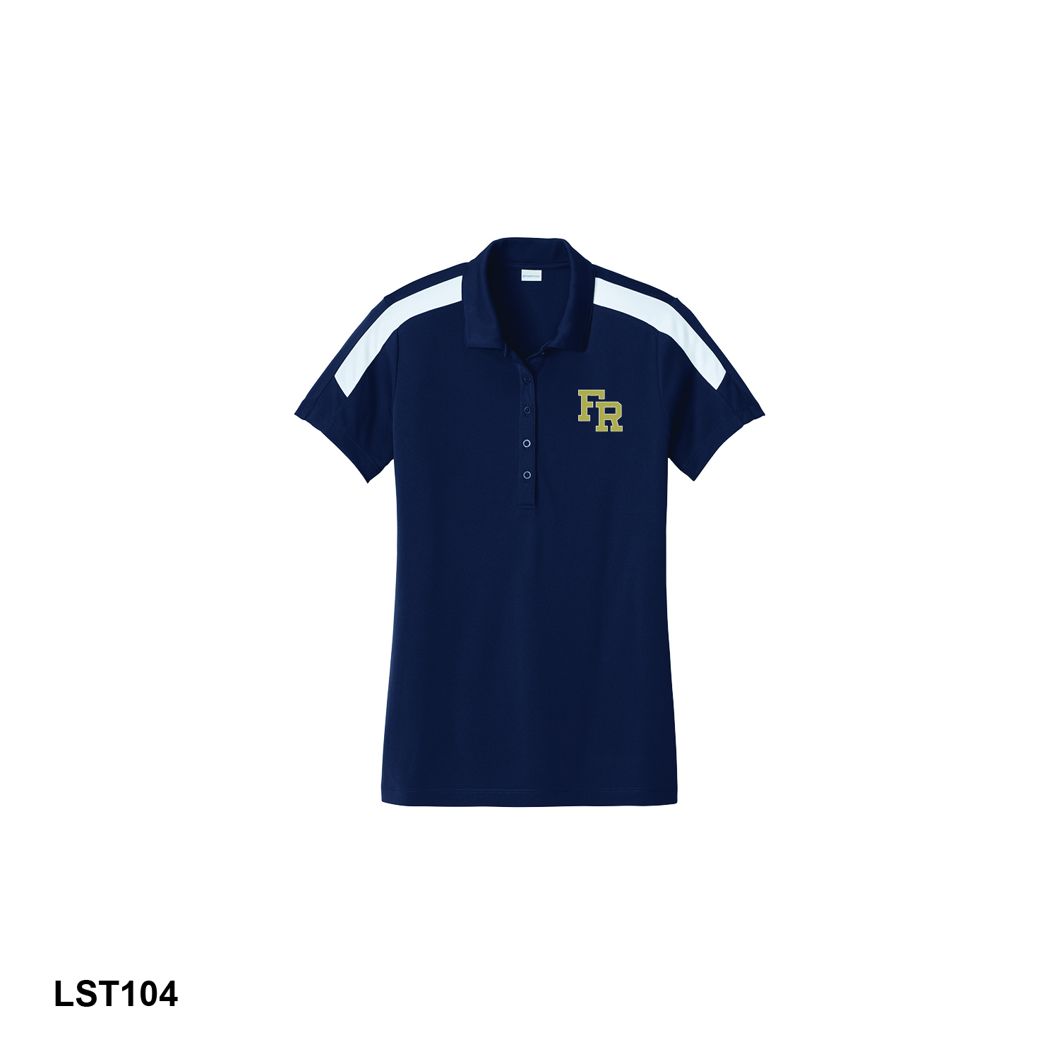 FR LETTER LOGO - Sport-Tek® Women’s Competitor™ United Polo