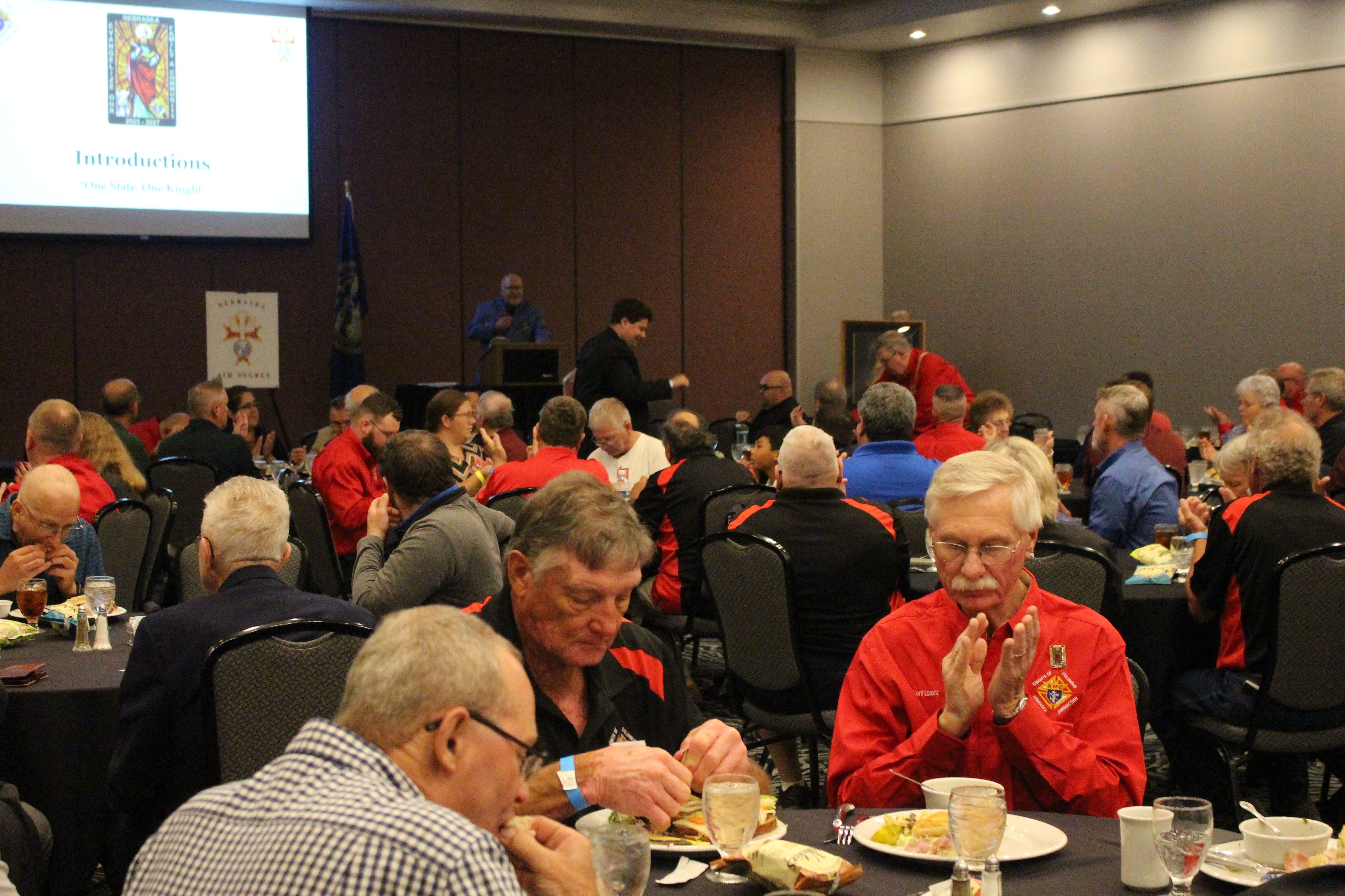 4th Degree Presentation During Lunch