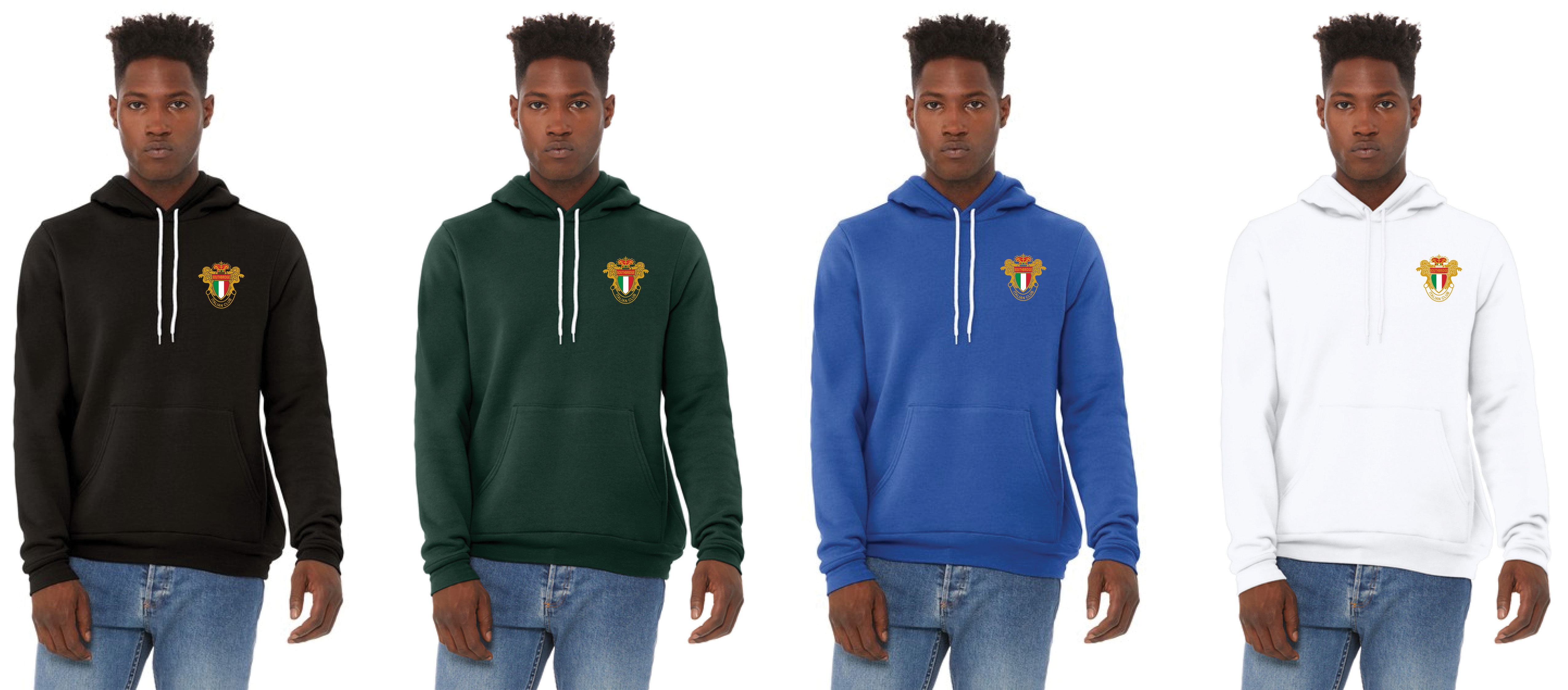 BELLA+CANVAS® Unisex Sponge Fleece Pullover Hoodie (Logo 1)