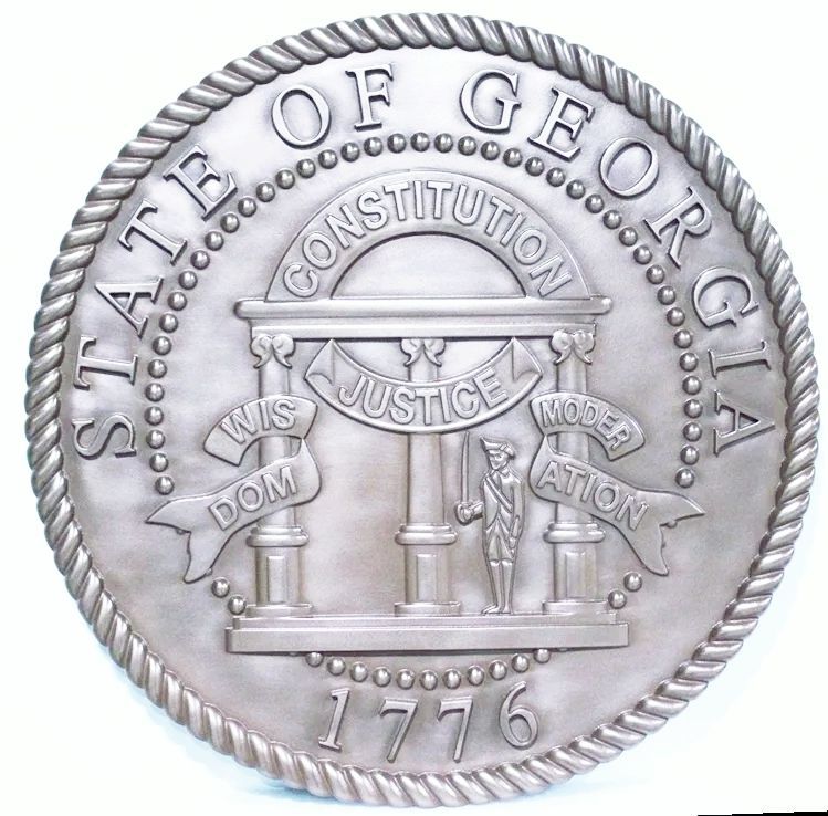 MD4278 -Seal of the State of Georgia, 3-D Bas-Relief