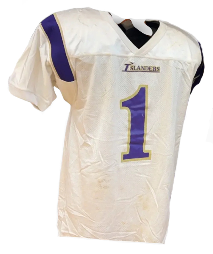 White Islander Jersey - #55