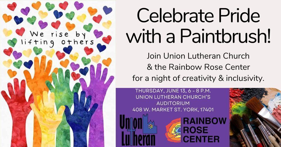 Paint Night: Pride Month Paint Night with the Rainbow Rose Center
