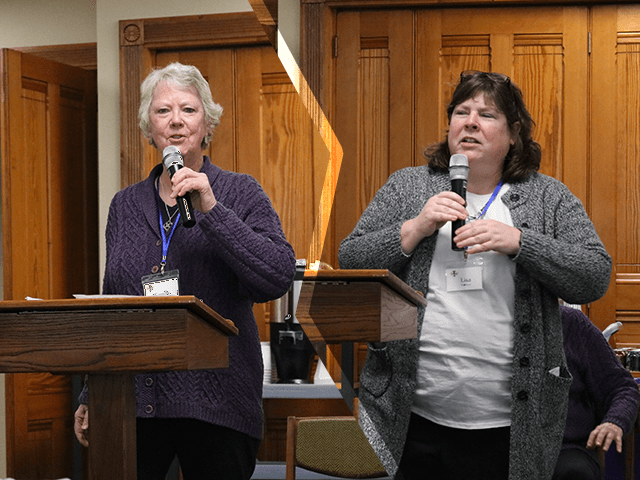 Oblates and sisters participate in Lenten retreat