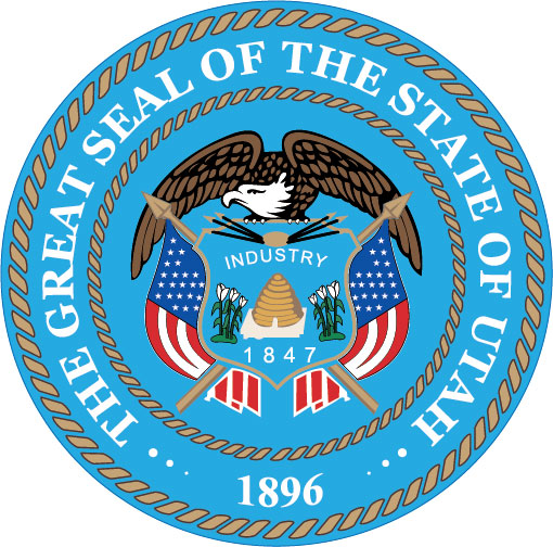 State seal and state government executive, legislative and judicial ...