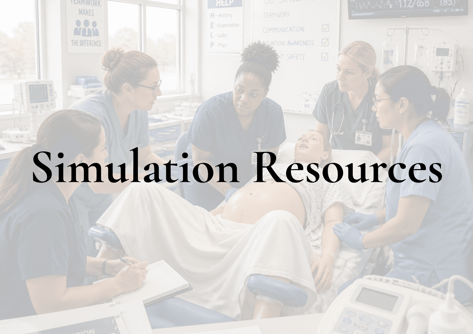 Hospital Simulation Resources