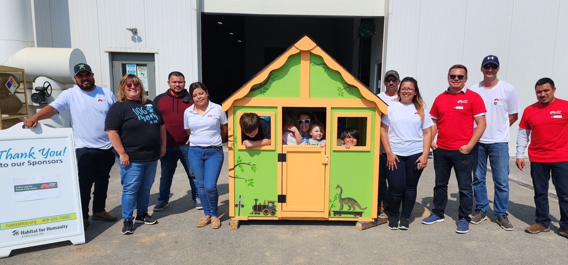 Nature Fresh Farms Playhouse Project 2022