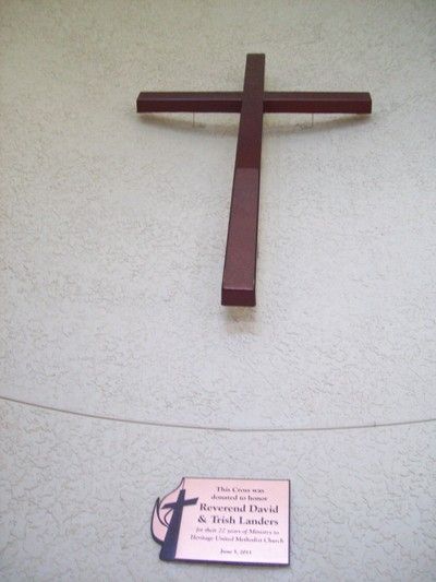Cross with Plaque