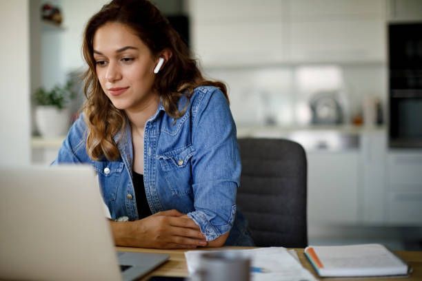 Women listening to a webinar