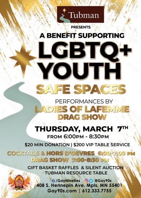 LGBTQ+ Youth Safe Spaces Benefit