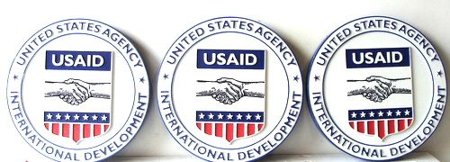 U30788 - Carved HDU Wall Plaques for the US AID Organization