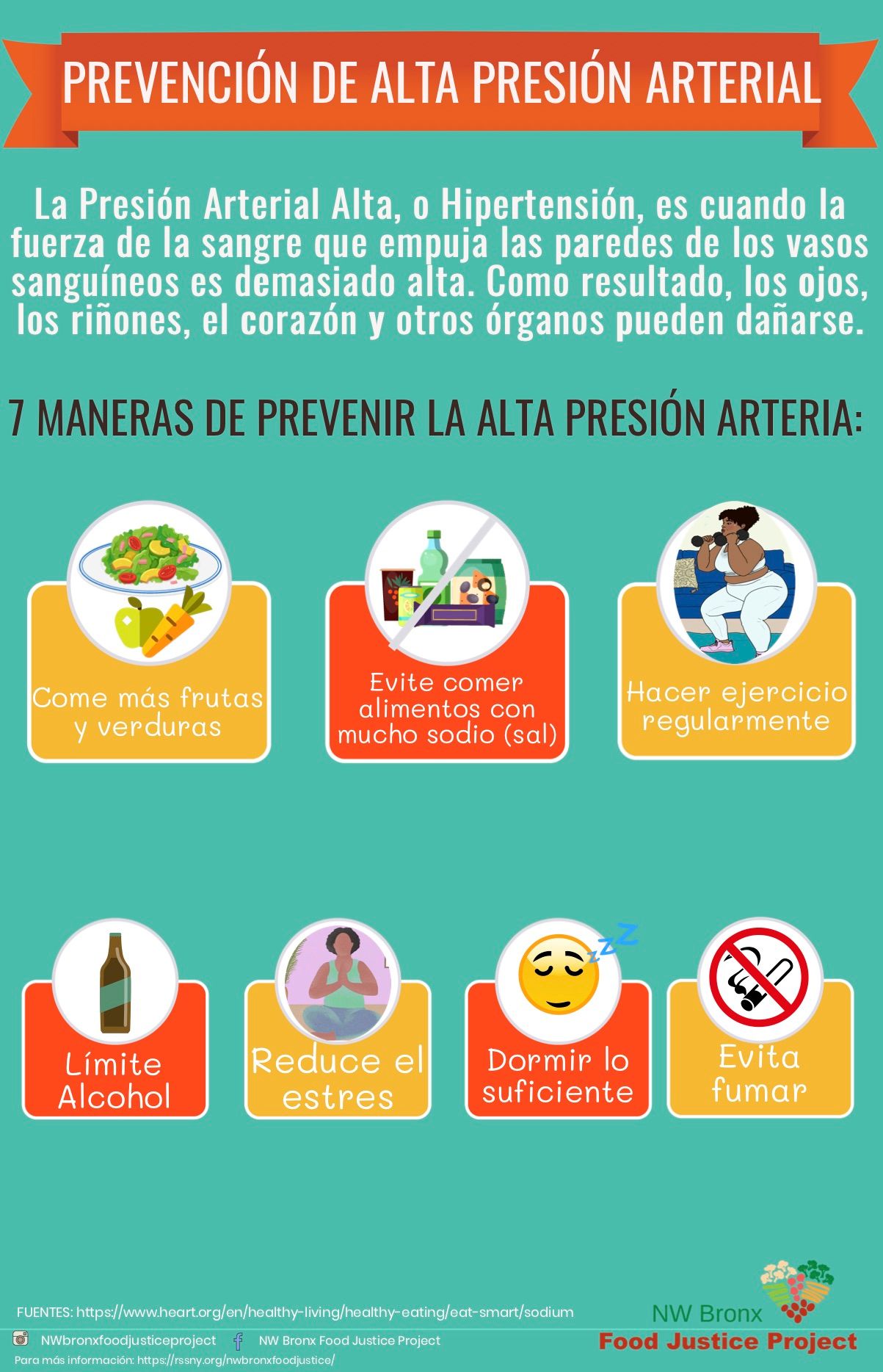 Prevenir la presión arterial alta