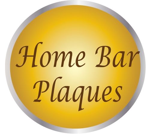 YP-4000 - Carved  Plaques for Home Bars , Wine Cellars and "Man Caves"