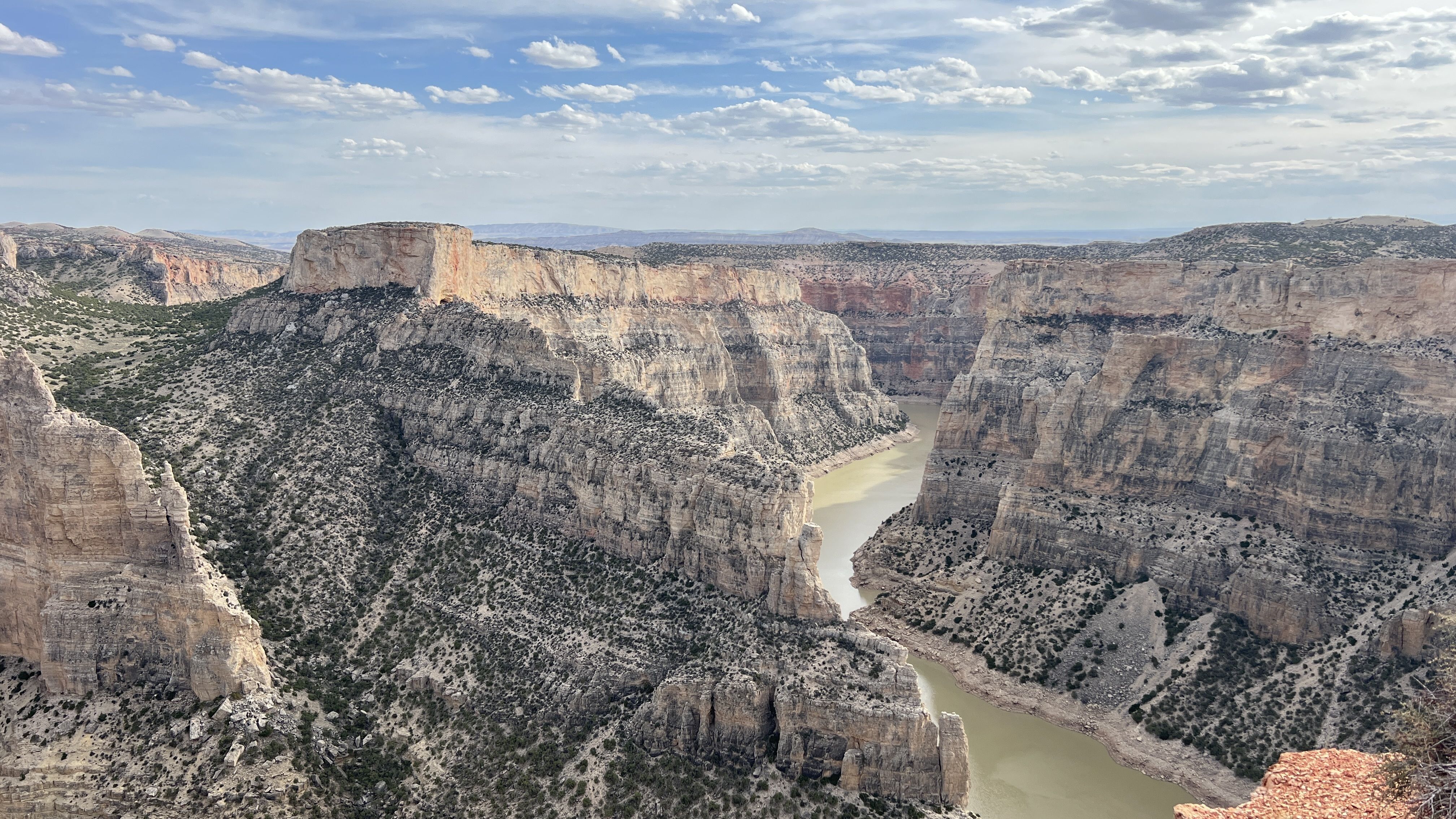 Bighorn Canyon on a sunny day. 