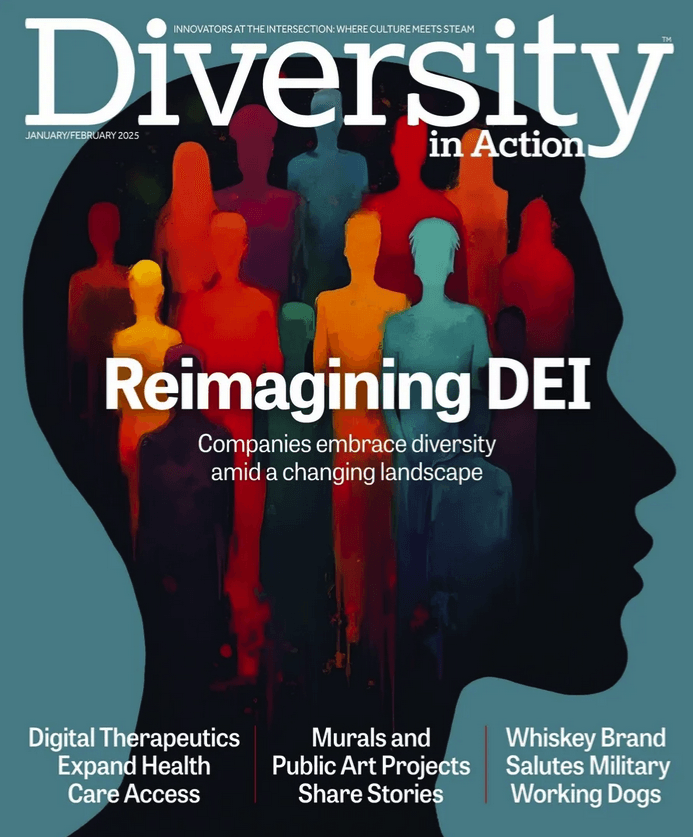 "Cosmic Connections" in Diversity in Action magazine featuring ASP Staff and Board President