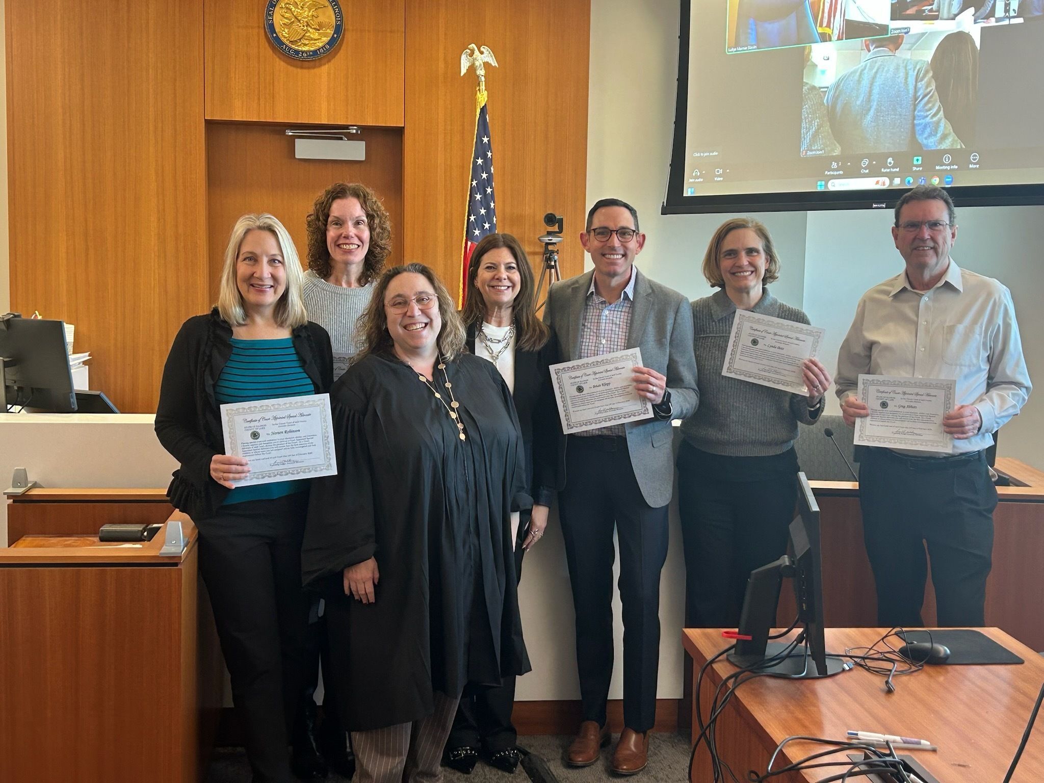 Welcoming five new CASA volunteer advocates