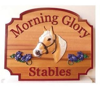 Personalised Horse Symbol Sign Pony Farm Barn Stable Door Gift Plaque Gate 