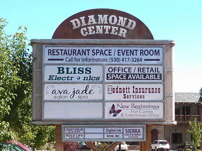 Illuminated Monument Sign