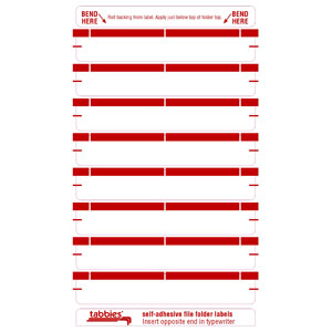 59432 - Red Color Bar Name Labels