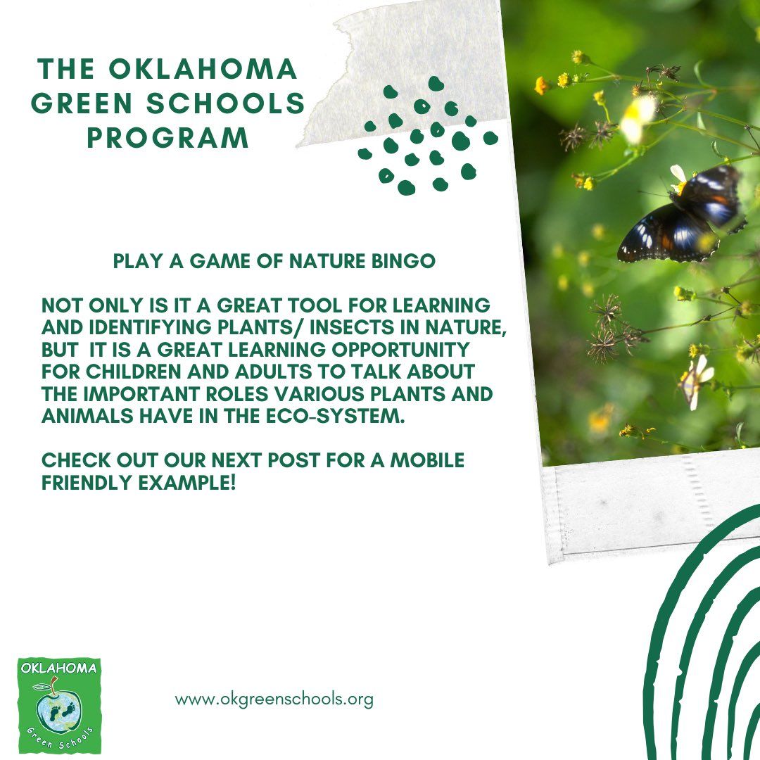 OKLAHOMA GREEN SCHOOLS PROGRAM | GREEN BINGO