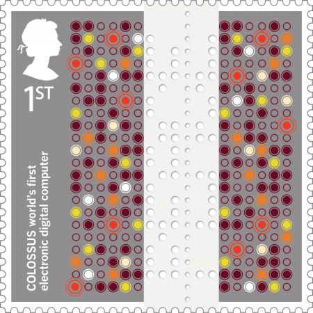 Royal Mail honours Tommy Flowers with a first class Colossus stamp.
