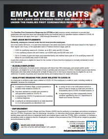Families First Coronavirus Response Act Poster