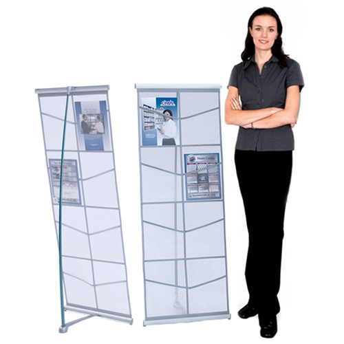 Mesh Double Literature Stand