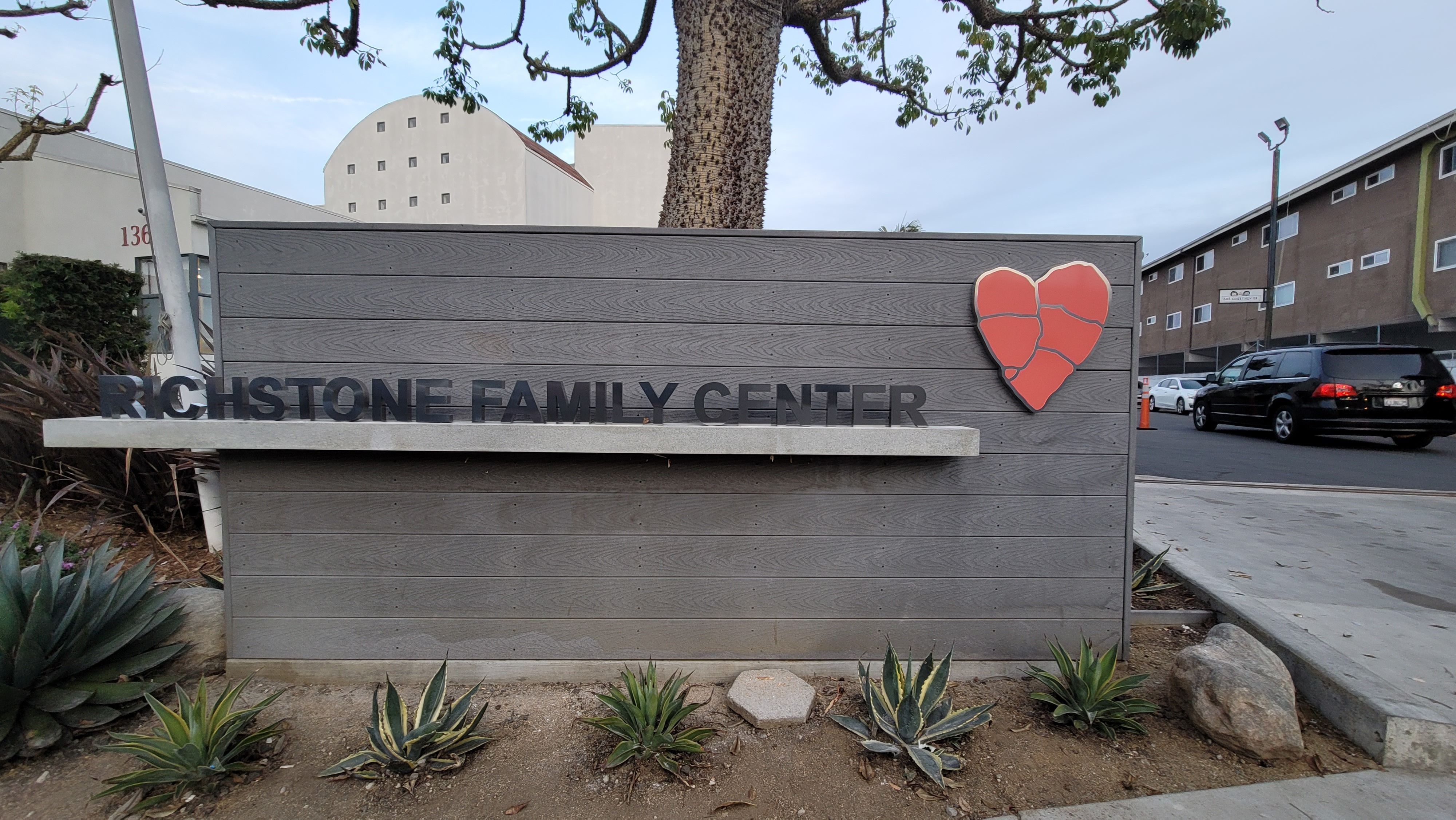 Richstone Family Center dimensional letters non illuminated