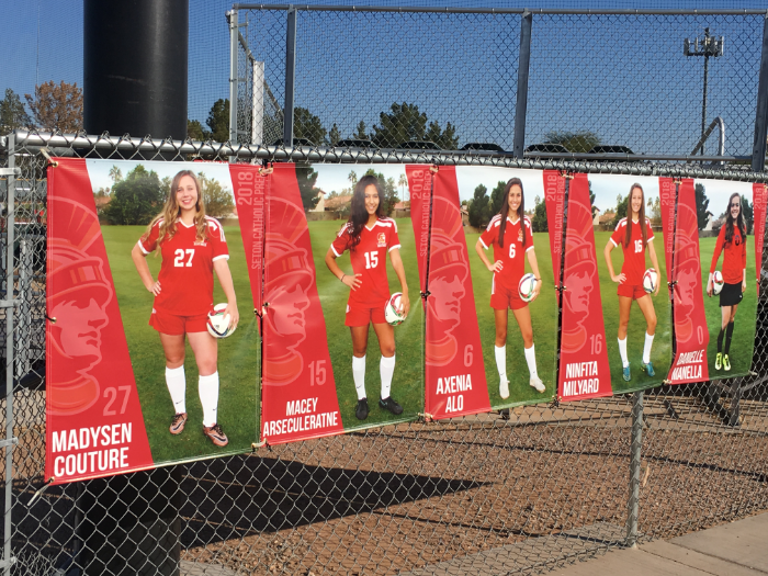 Senior Banners for Athletic and Spiritline | Gilbert | Chandler | Scottsdale