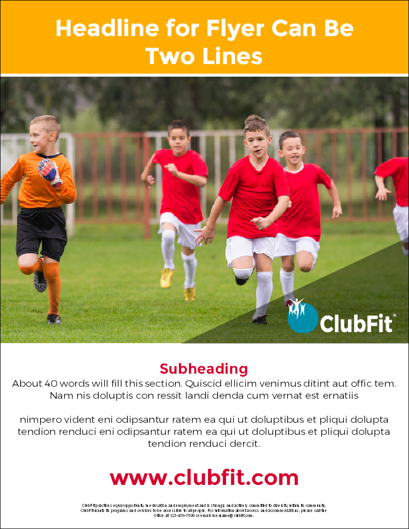 ClubFit Flyer