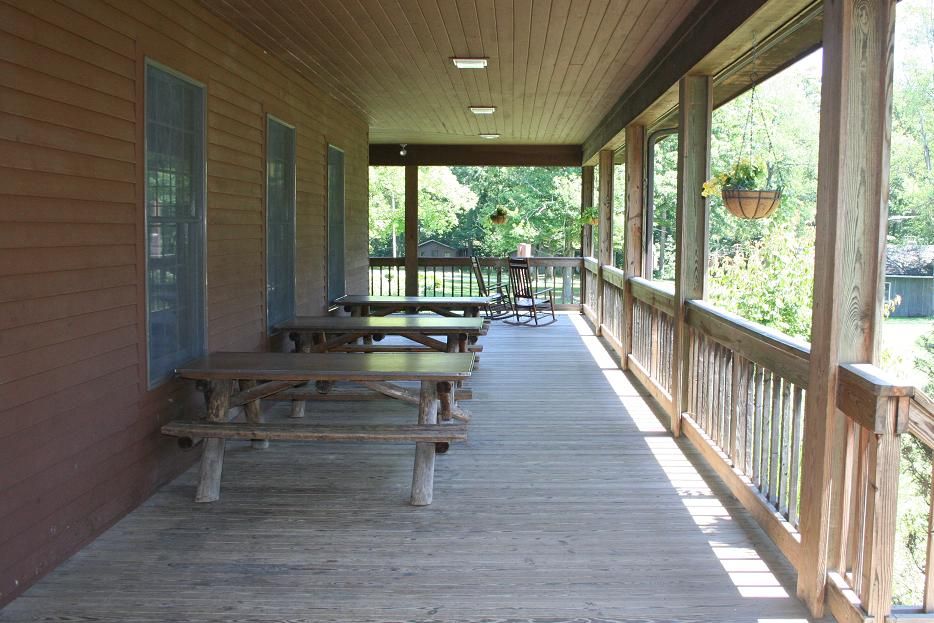 Dining Hall Porch w/ Tables