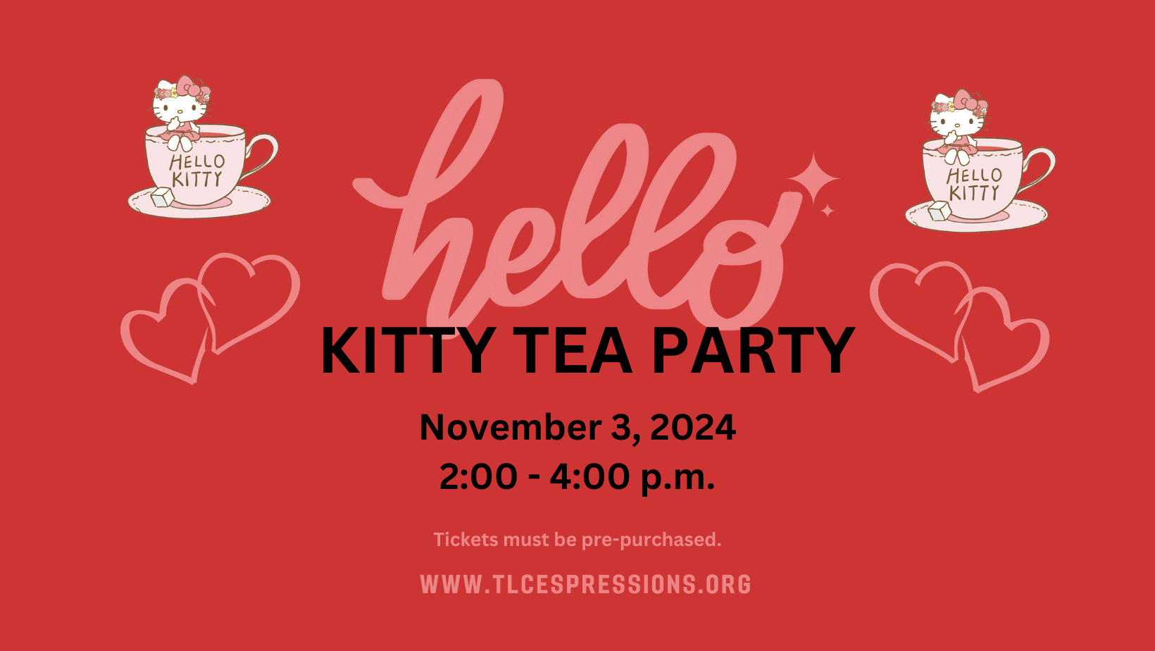 Join us for our Hello Kitty Tea Party