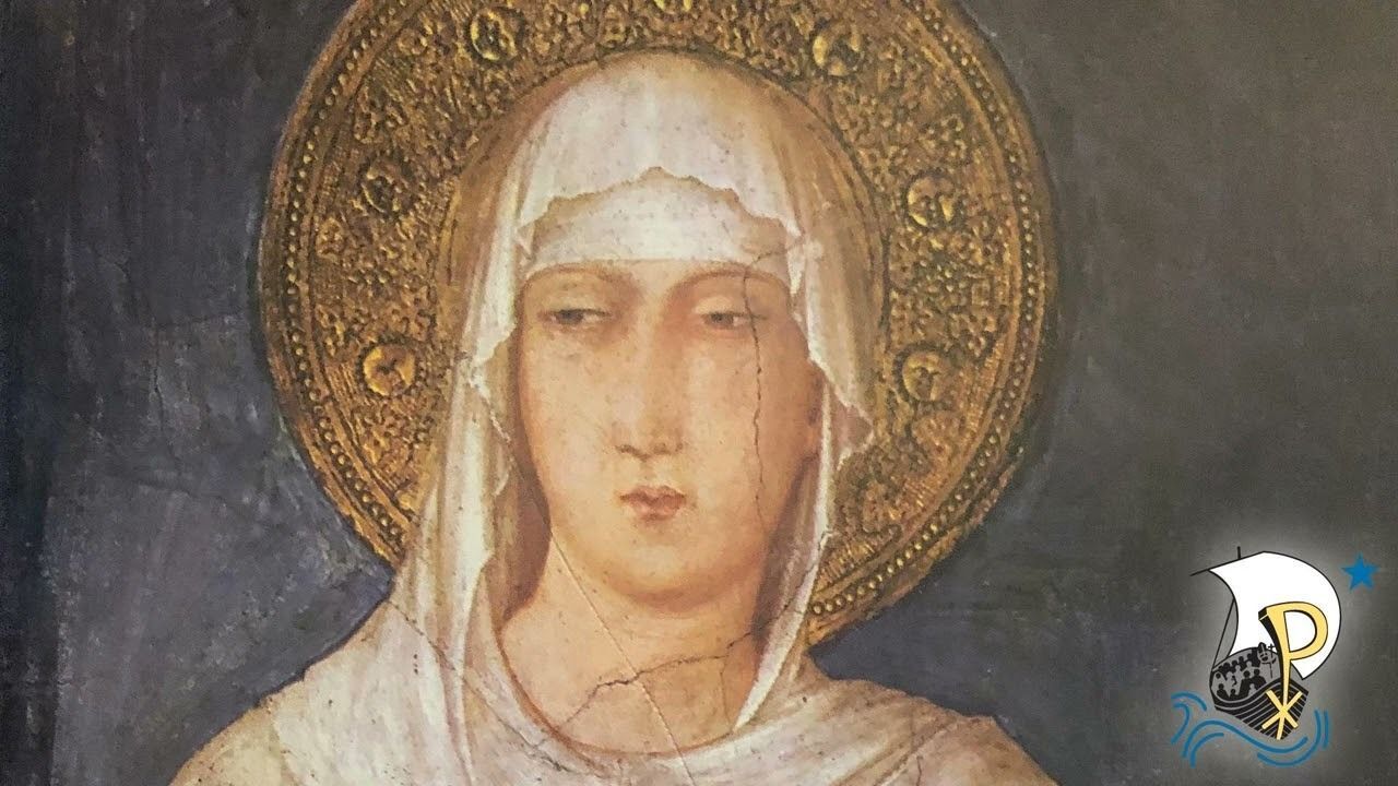 Fresco of Saint Clare