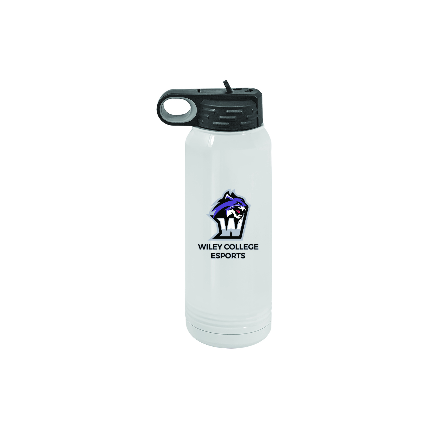 WILEY COLLEGE White 30 oz. Polar Camel Water Bottle