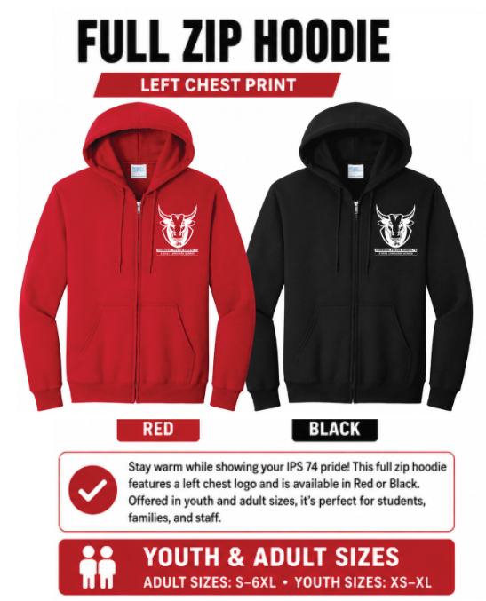 IPS Theodore Potter #74 Full Zip Hoodie