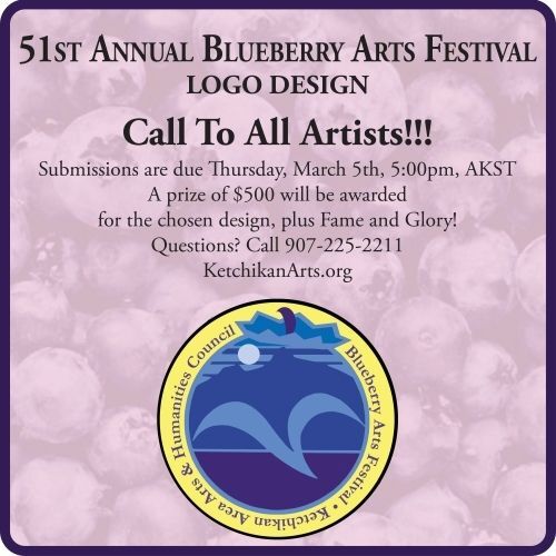 Blueberry Arts FEstival Logo Call