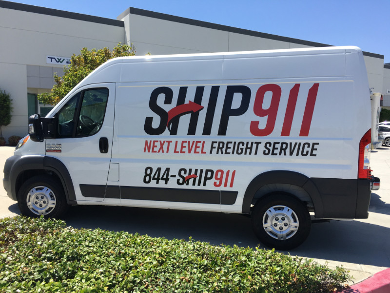 Delivery Van Lettering Aliso Viejo CA