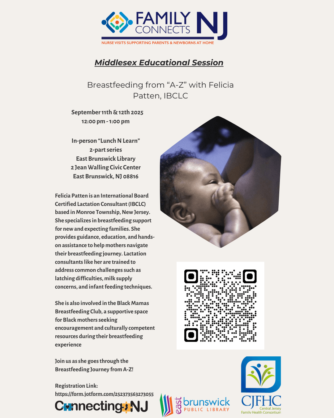 Breastfeeding from A-Z with Felicia Patten, IBCLC, 2-Part Series