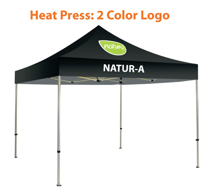 2 Color Logo Heat Press Tent