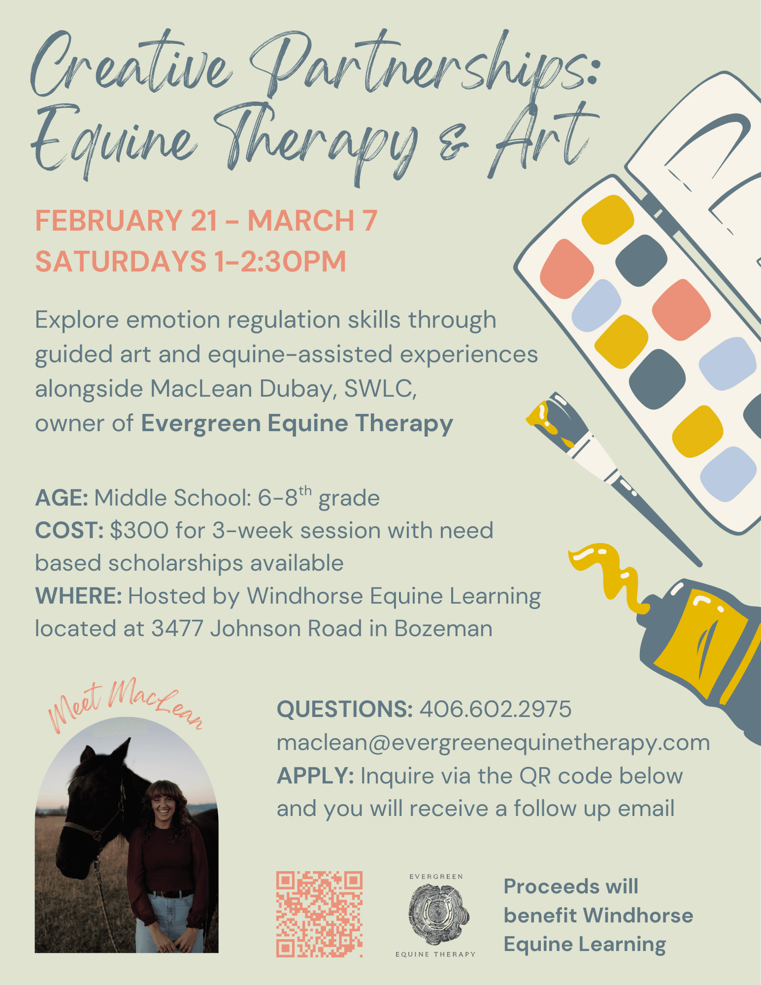 Creative Partnerships: Equine Therapy & Art
