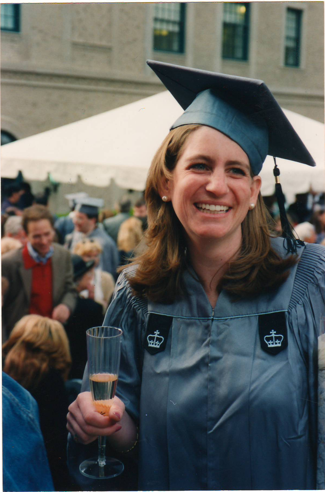 Tana at her graduation from Columbia University.