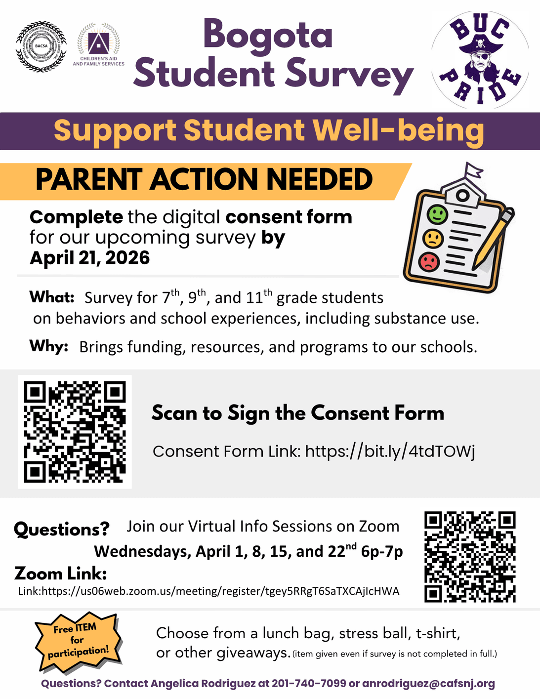 Student Survey Flyer