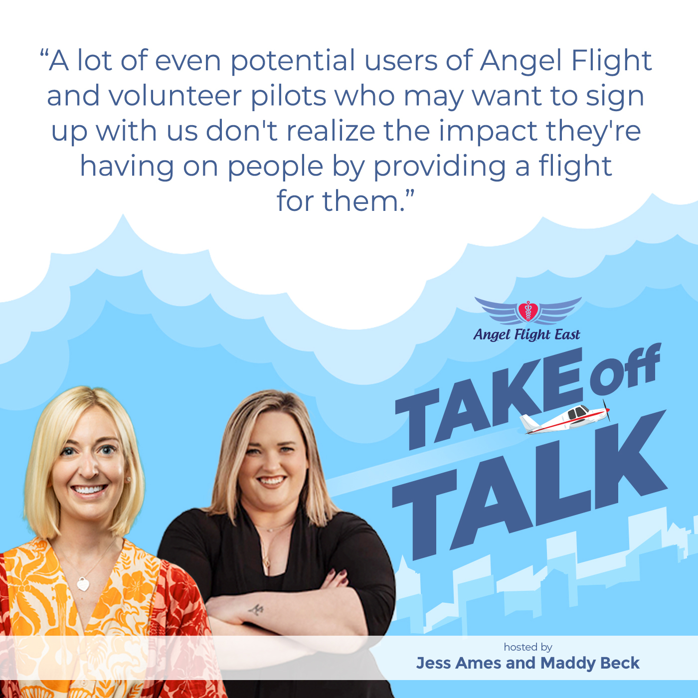 Take Off Talk with Angel Flight East | Kley Parkhurst | Volunteer Pilot