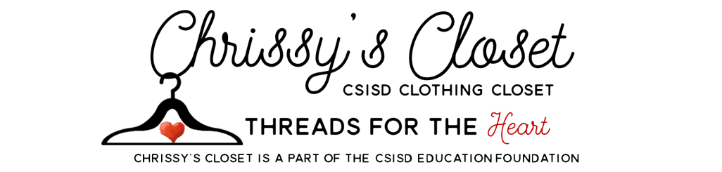 Chrissy's Closet: CSISD Clothing Closet