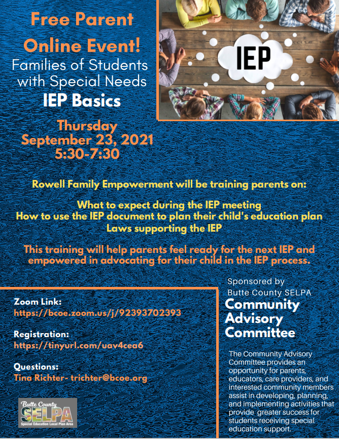 IEP Basics for Families of Students with Special Needs