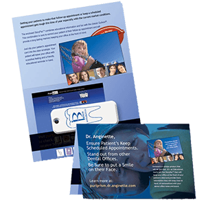 direct mailer foldover card