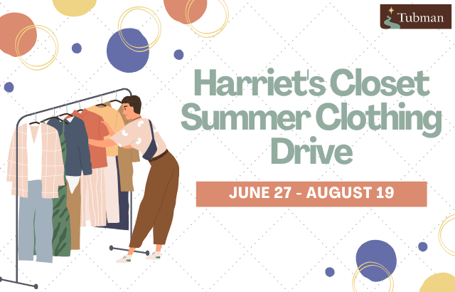 Help us restock Harriet's Closet for summer