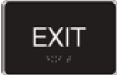 Standard Exit Sign